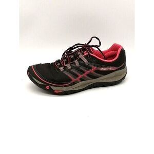 Merrill Sneakers Womens All Out Rush Black Pink 7.5 Trail Running Shoe J06482